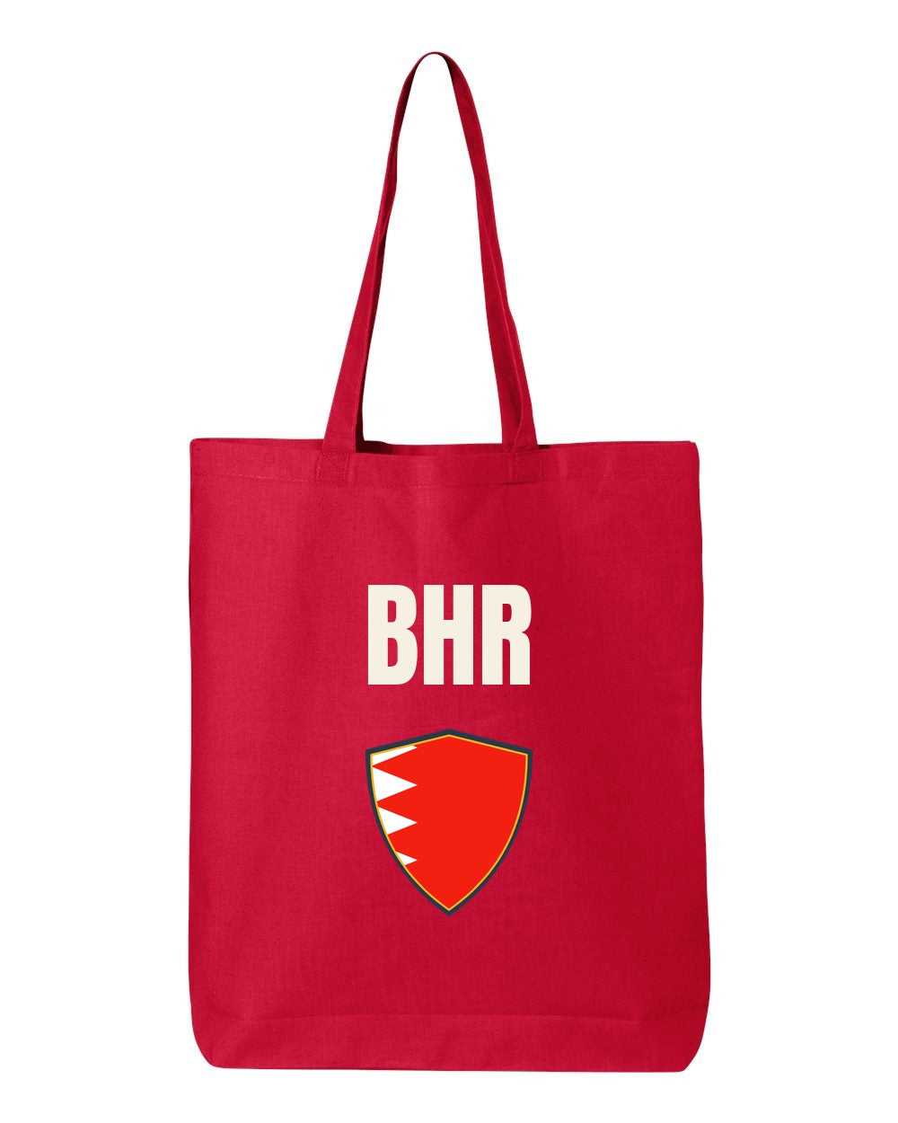 Bahrain Soccer Tote Bag — National Crest Badge | NYC Factory