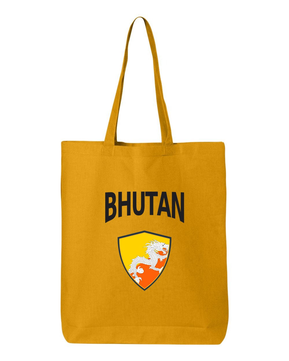 Bhutan Soccer Tote Bag — Arched National Crest | NYC Factory