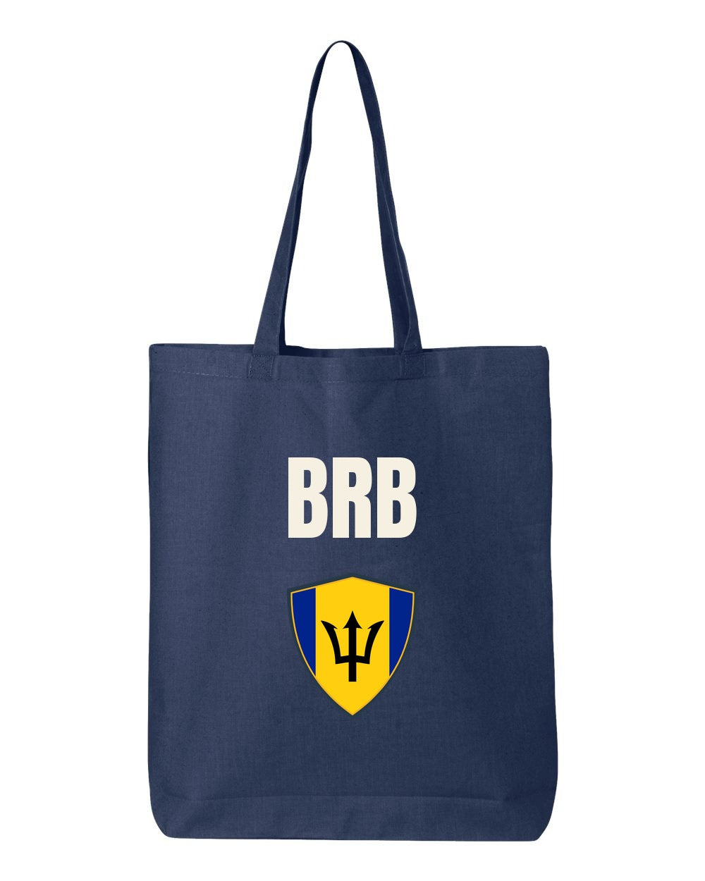 Barbados Soccer Tote Bag — National Crest Badge | NYC Factory