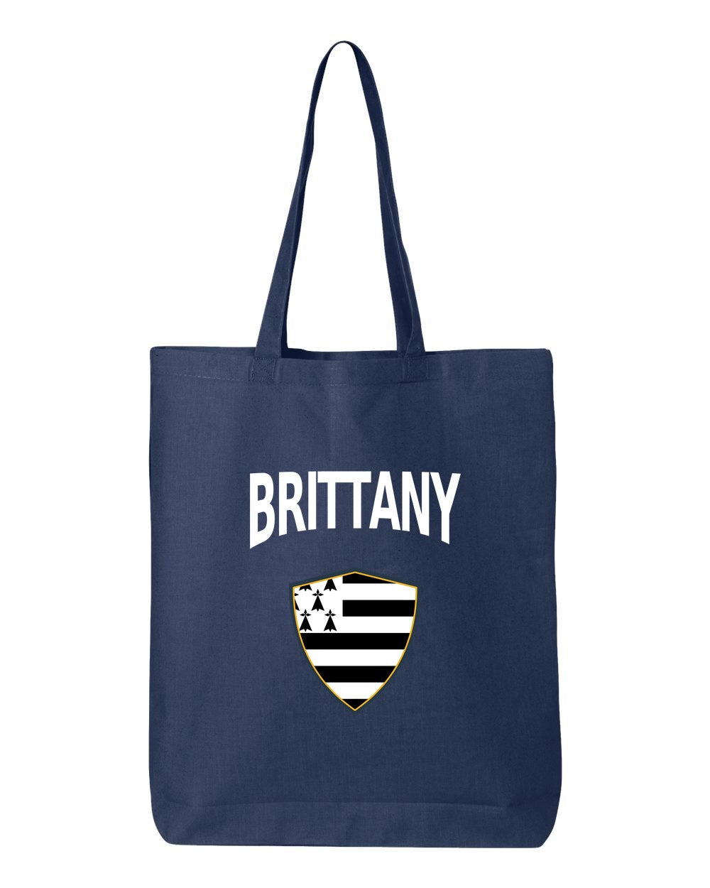 Brittany Soccer Tote Bag — Arched National Crest | NYC Factory