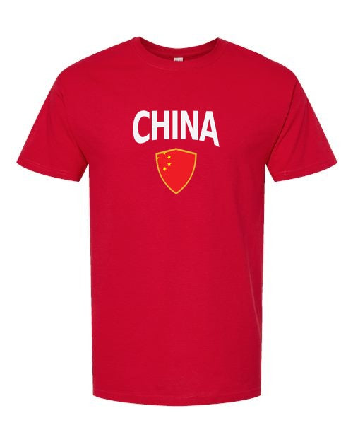 China Arched Crest Soccer Tee — NYC Factory