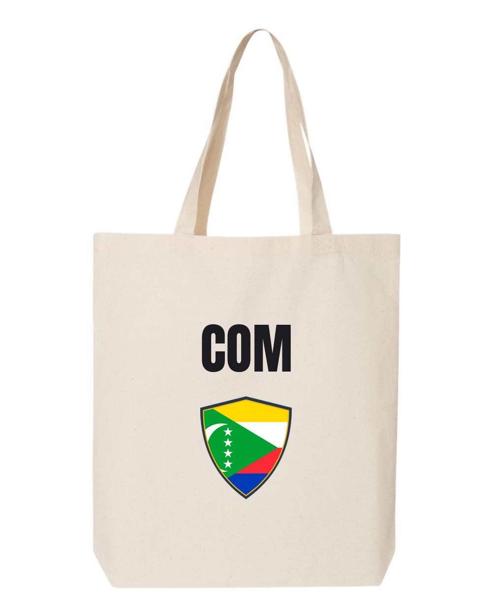 Comoros Soccer Tote Bag — National Crest Badge | NYC Factory