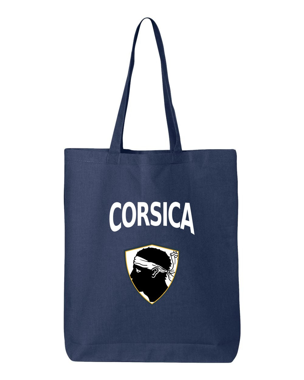 Corsica Soccer Tote Bag — Arched National Crest | NYC Factory