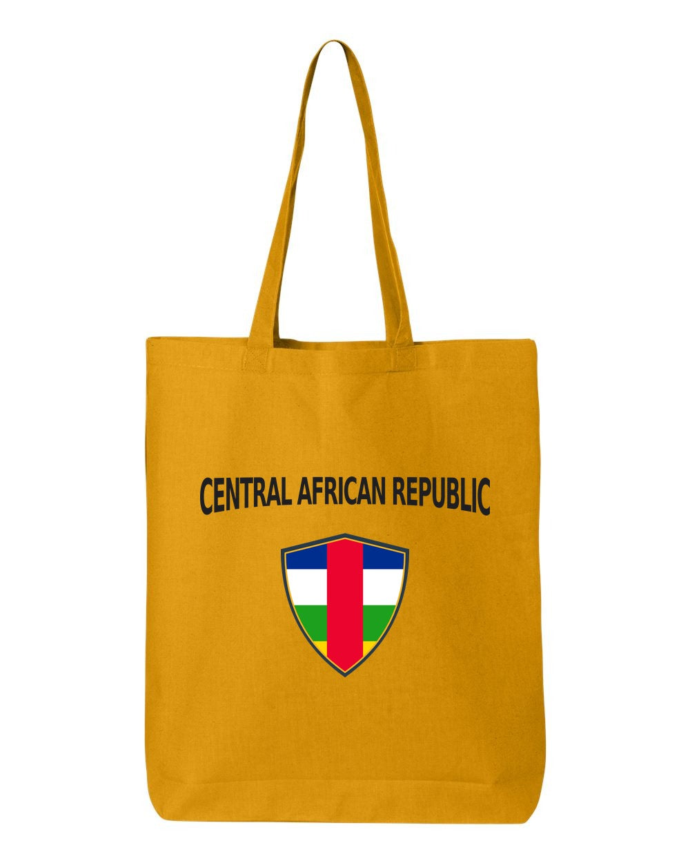 Central African Republic Soccer Tote Bag — Arched National Crest | NYC Factory