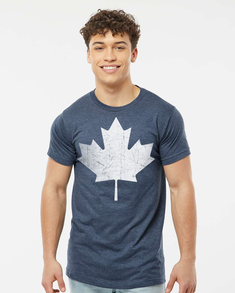 Canada Maple Leaf Tee Flag Retro Design T-Shirt