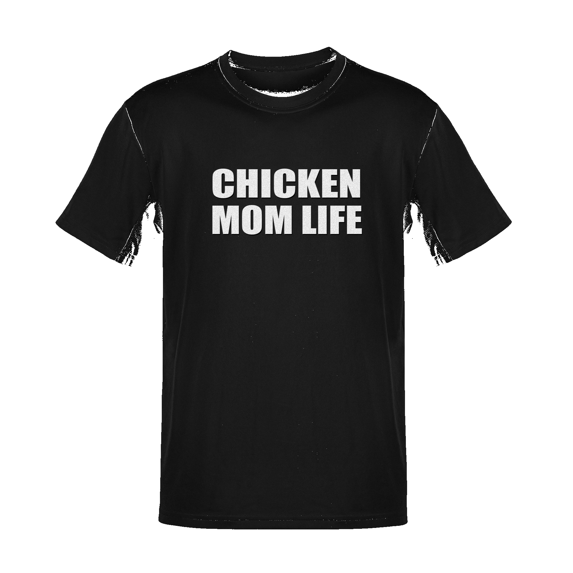 Unisex Chicken Mom Life Soft Cotton Tee - NYC Factory