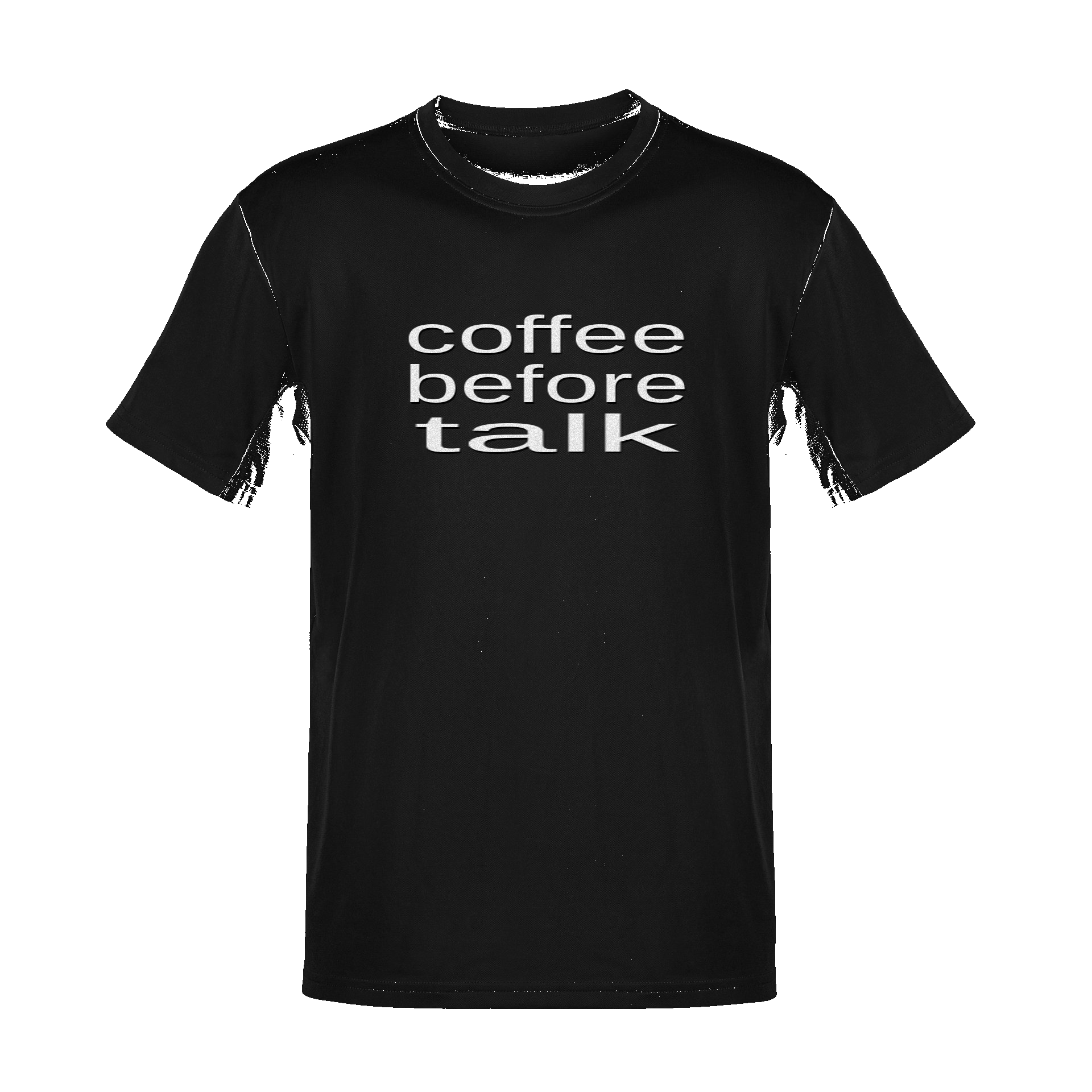 Unisex Coffee Before Talk Soft Cotton Tee - NYC Factory