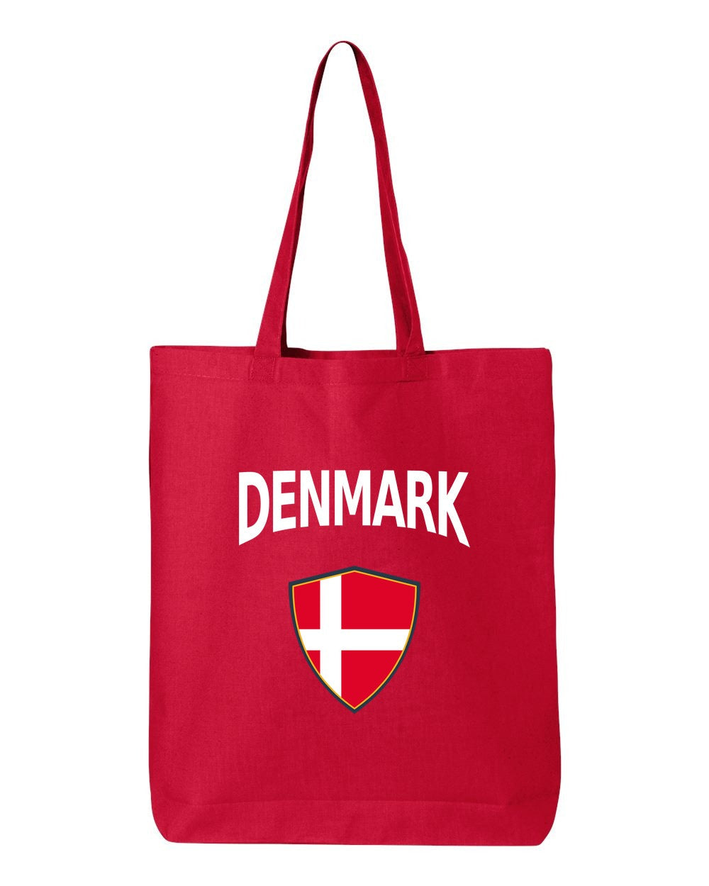Denmark Soccer Tote Bag — Arched National Crest | NYC Factory