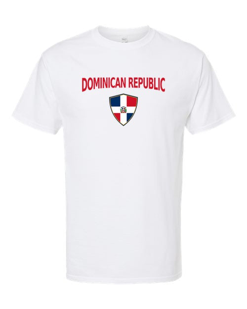 Dominican Republic Arched Crest Soccer Tee — NYC Factory