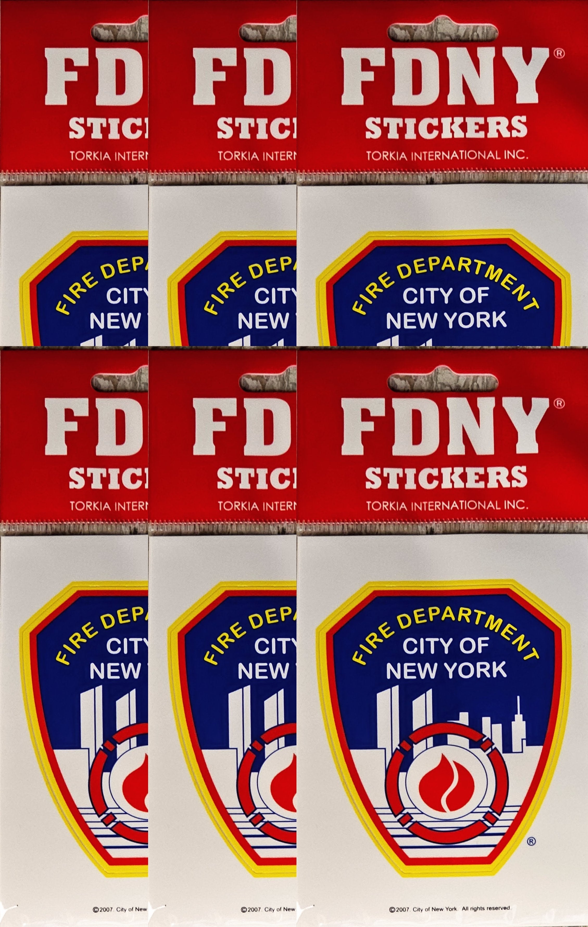 FDNY Car Window Sticker Officially Licensed Seal Decal Auto Bumper
