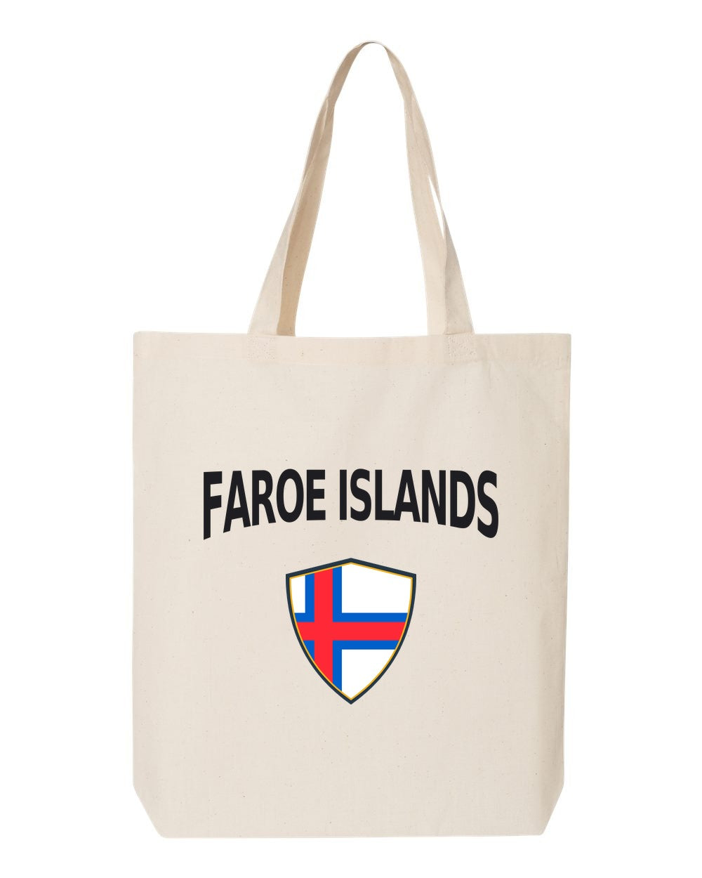 Faroe Islands Soccer Tote Bag — Arched National Crest | NYC Factory
