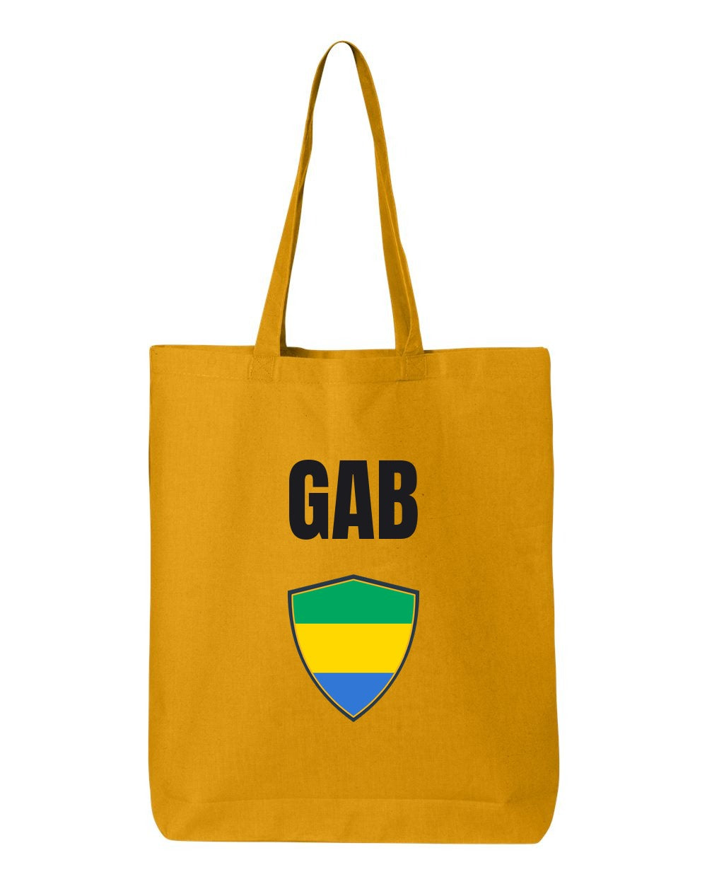 Gabon Soccer Tote Bag — National Crest Badge | NYC Factory
