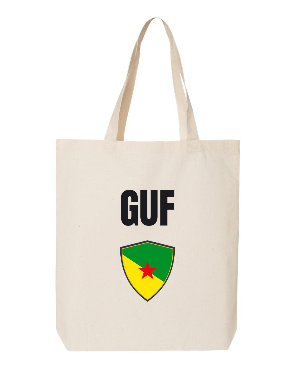 French Guiana Soccer Tote Bag — National Crest Badge | NYC Factory