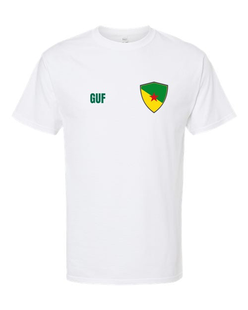 French Guiana Soccer Tee — Retro National Crest | NYC Factory