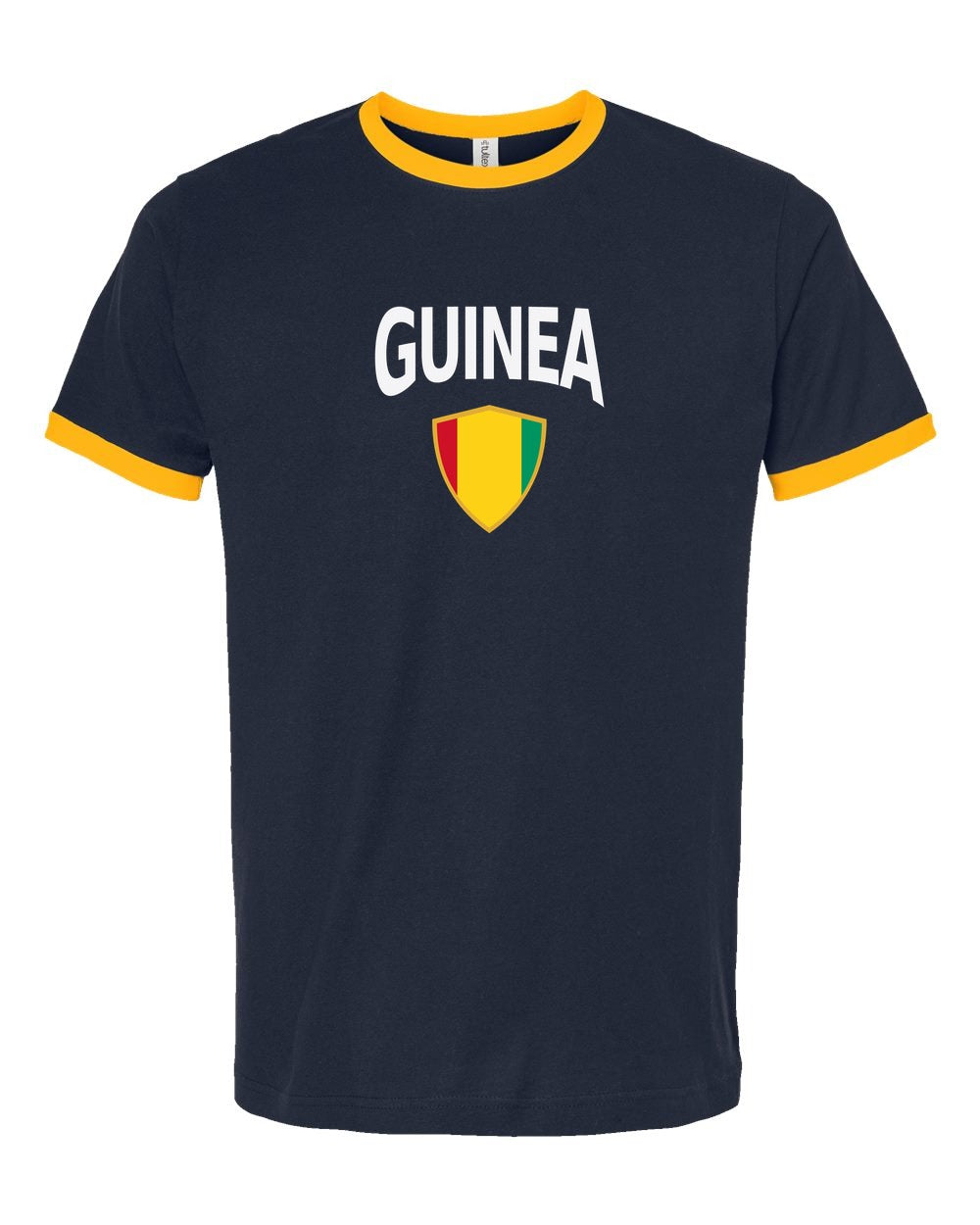 Guinea Arched Crest Soccer Ringer Tee — NYC Factory