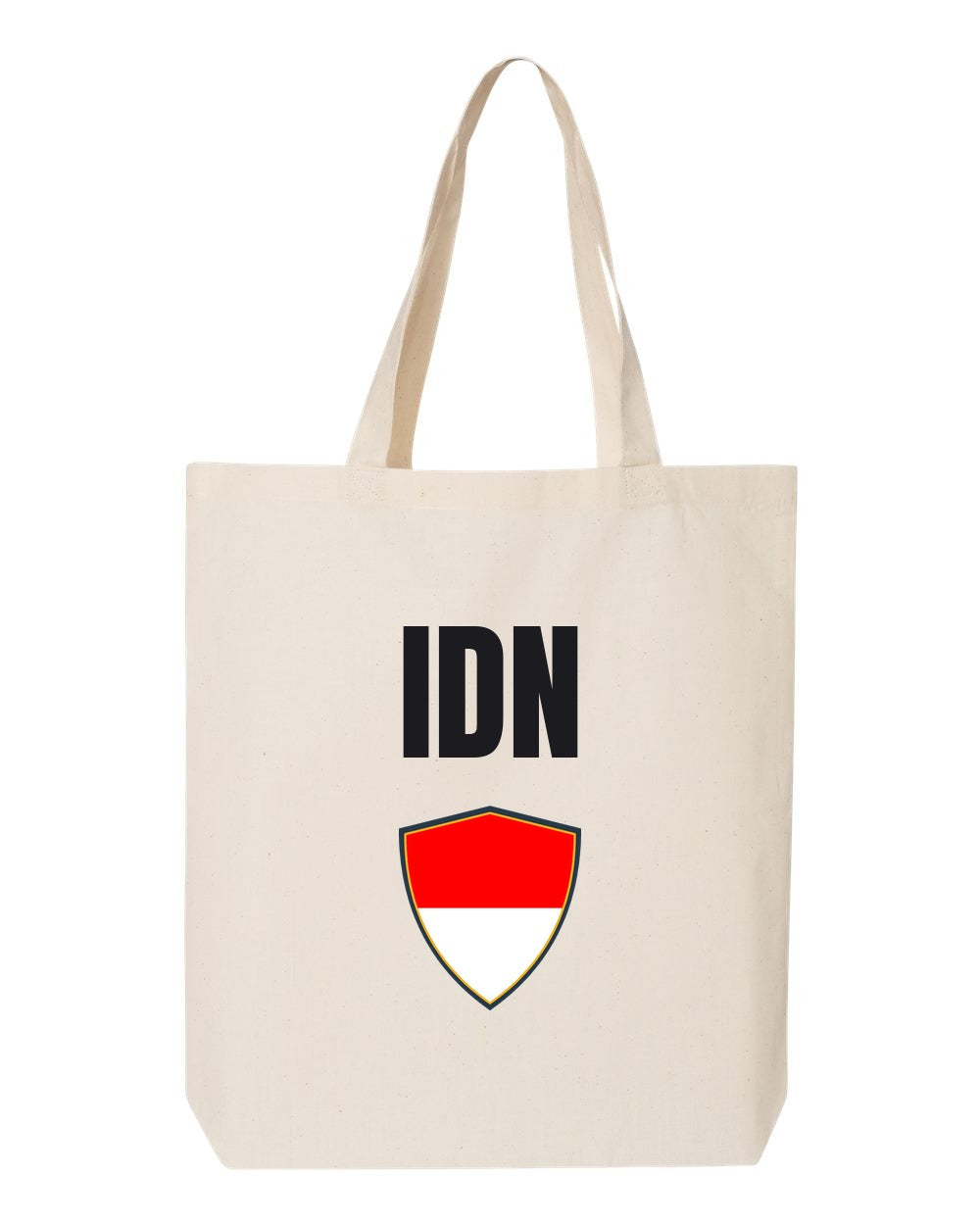 Indonesia Soccer Tote Bag — National Crest Badge | NYC Factory