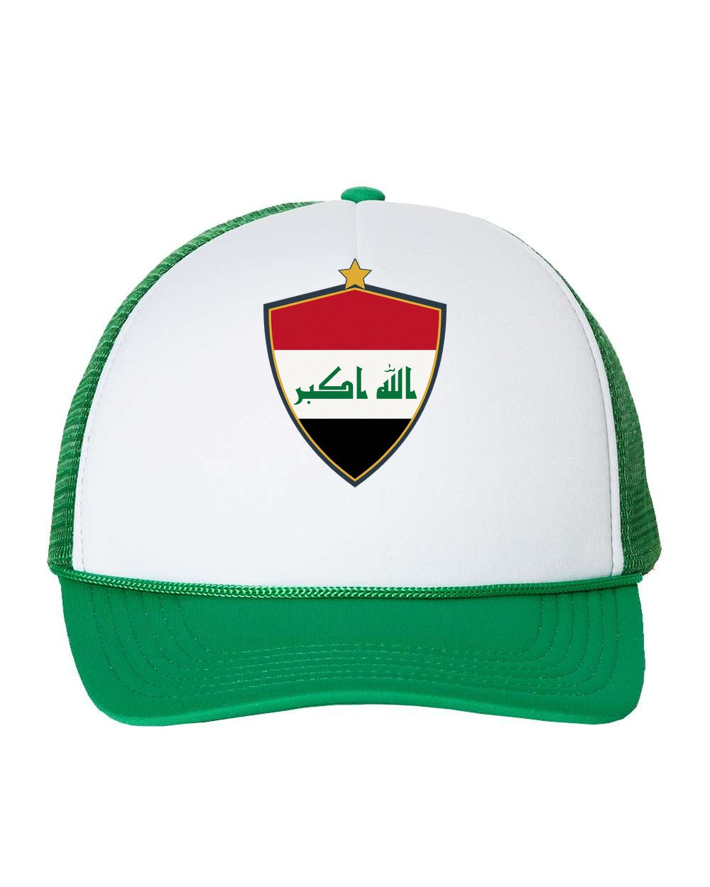 White / Kelly Green