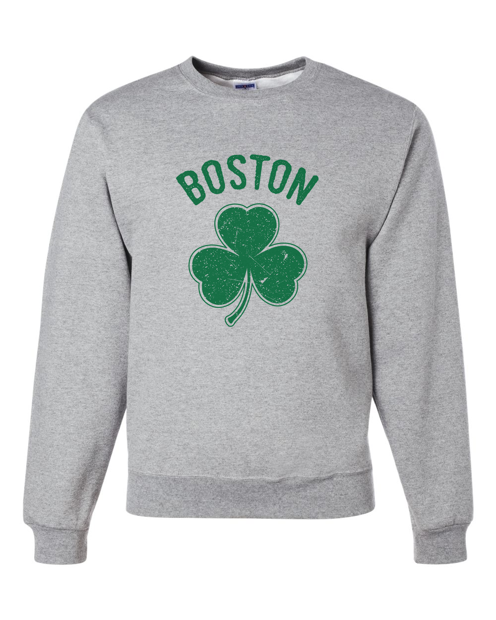 Irish Boston Crewneck Sweatshirt - Shamrock - St. Paddy's Day Adult Unisex & Kids
