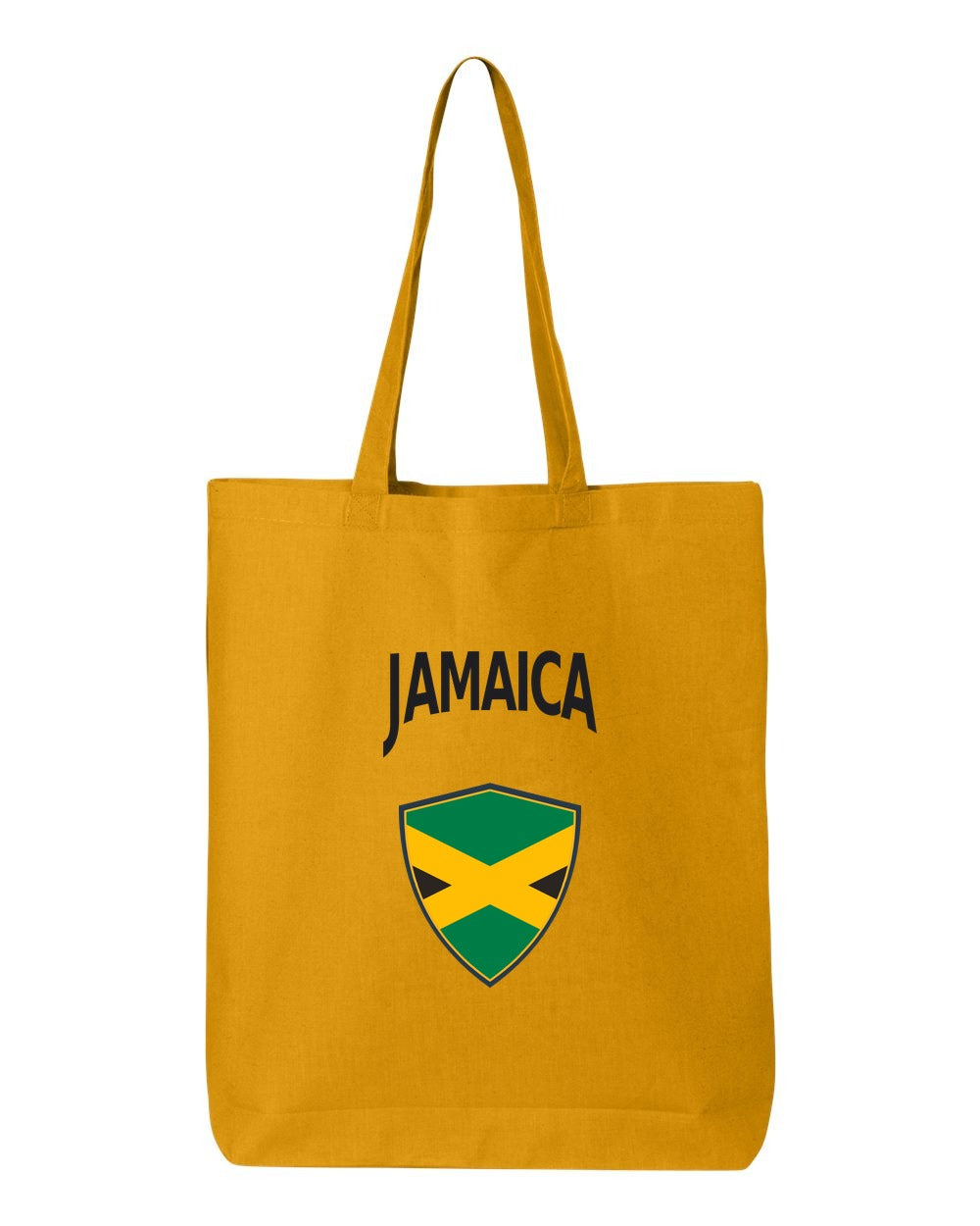 Jamaica Soccer Tote Bag — Arched National Crest | NYC Factory