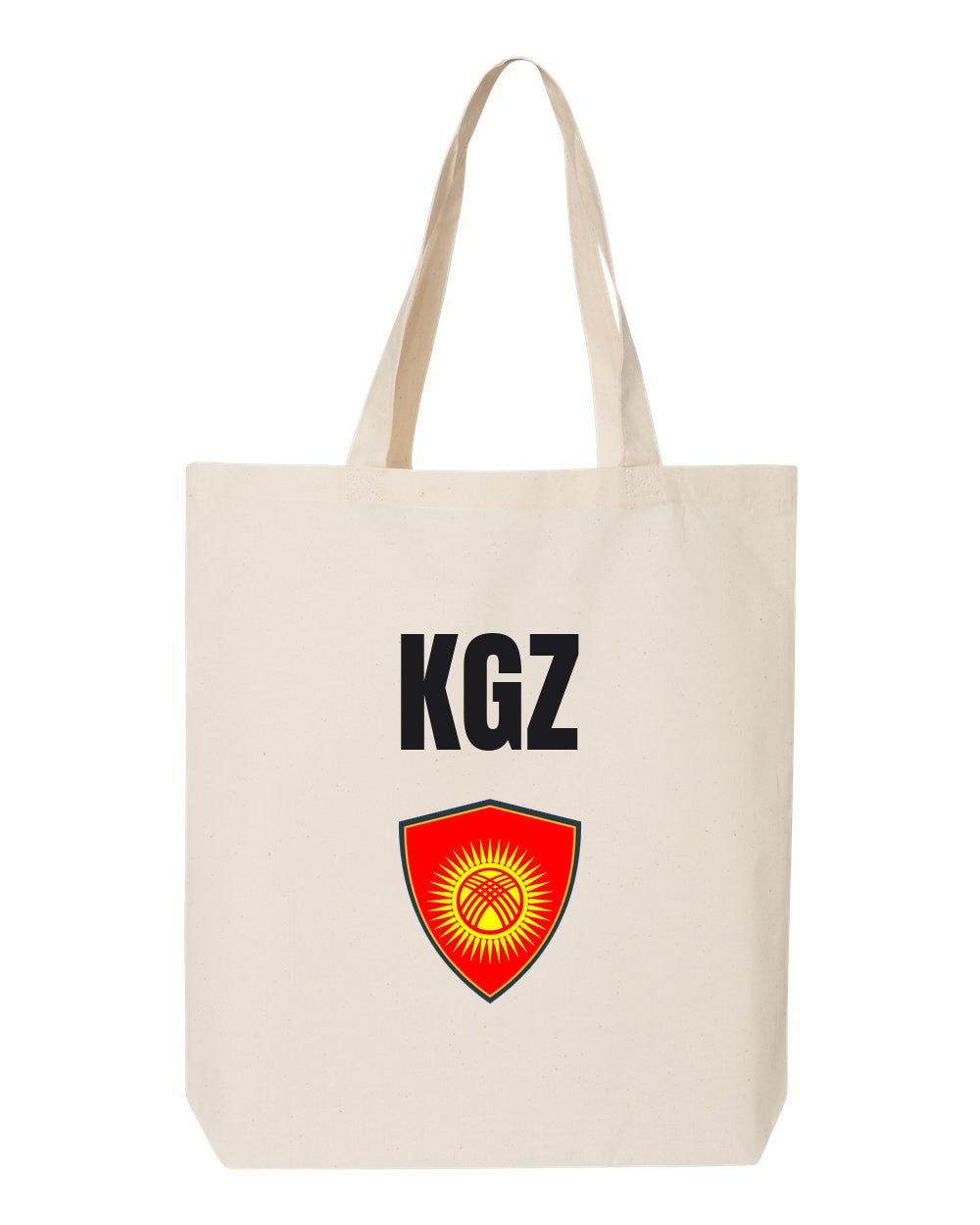 Kyrgyzstan Soccer Tote Bag — National Crest Badge | NYC Factory