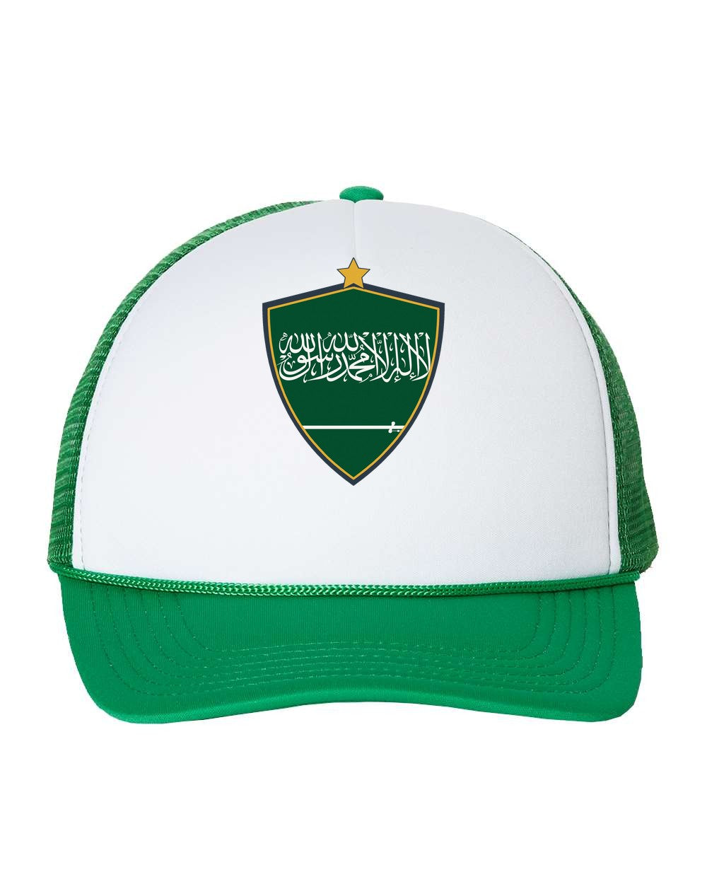 White / Kelly Green