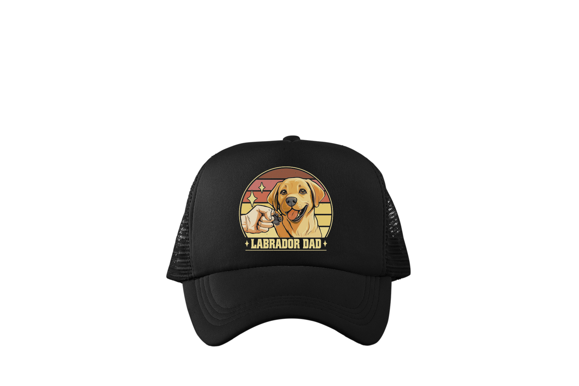 Labrador Dad Dog Father Design Trucker Baseball Hat
