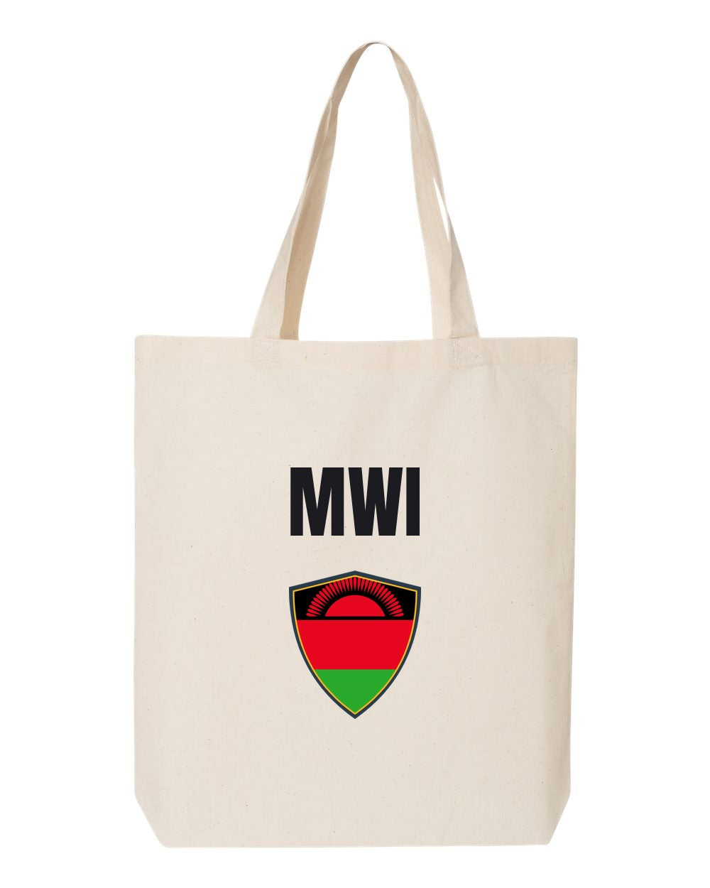 Malawi Soccer Tote Bag — National Crest Badge | NYC Factory