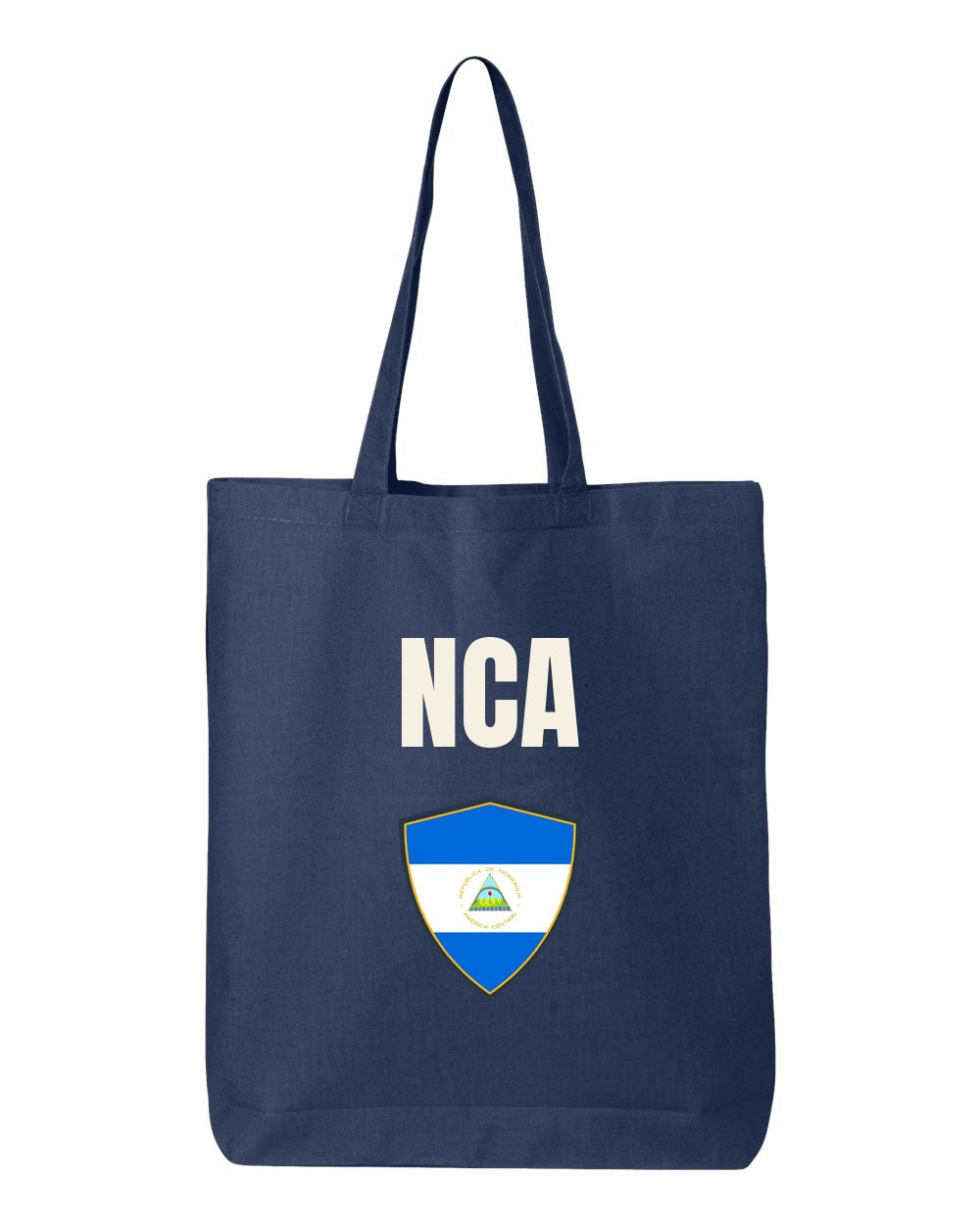 Nicaragua Soccer Tote Bag — National Crest Badge | NYC Factory