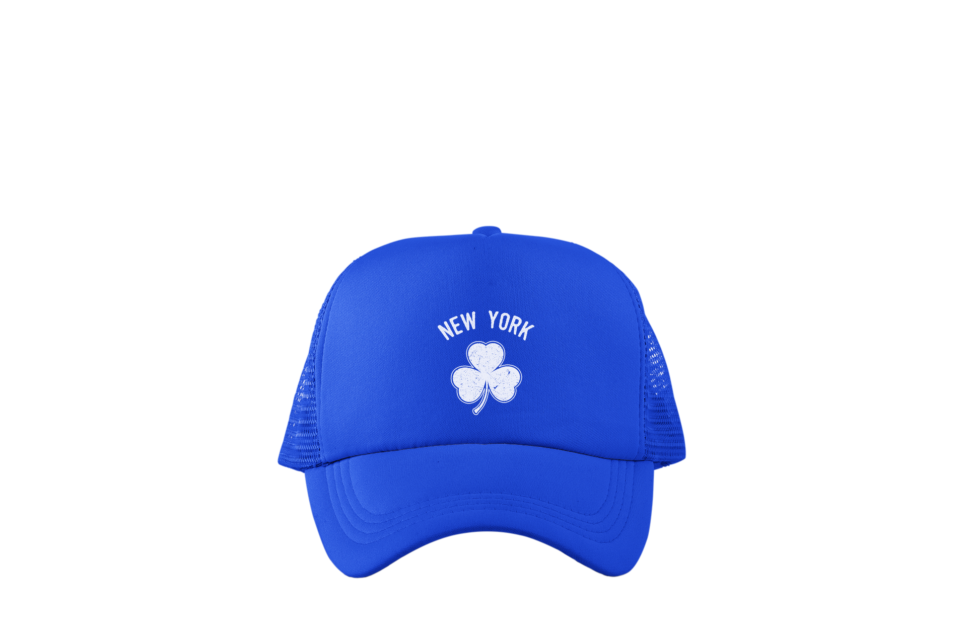 New York City Irish Shamrock Design Trucker Baseball Hat