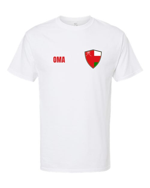 Oman Soccer Tee — Retro National Crest | NYC Factory