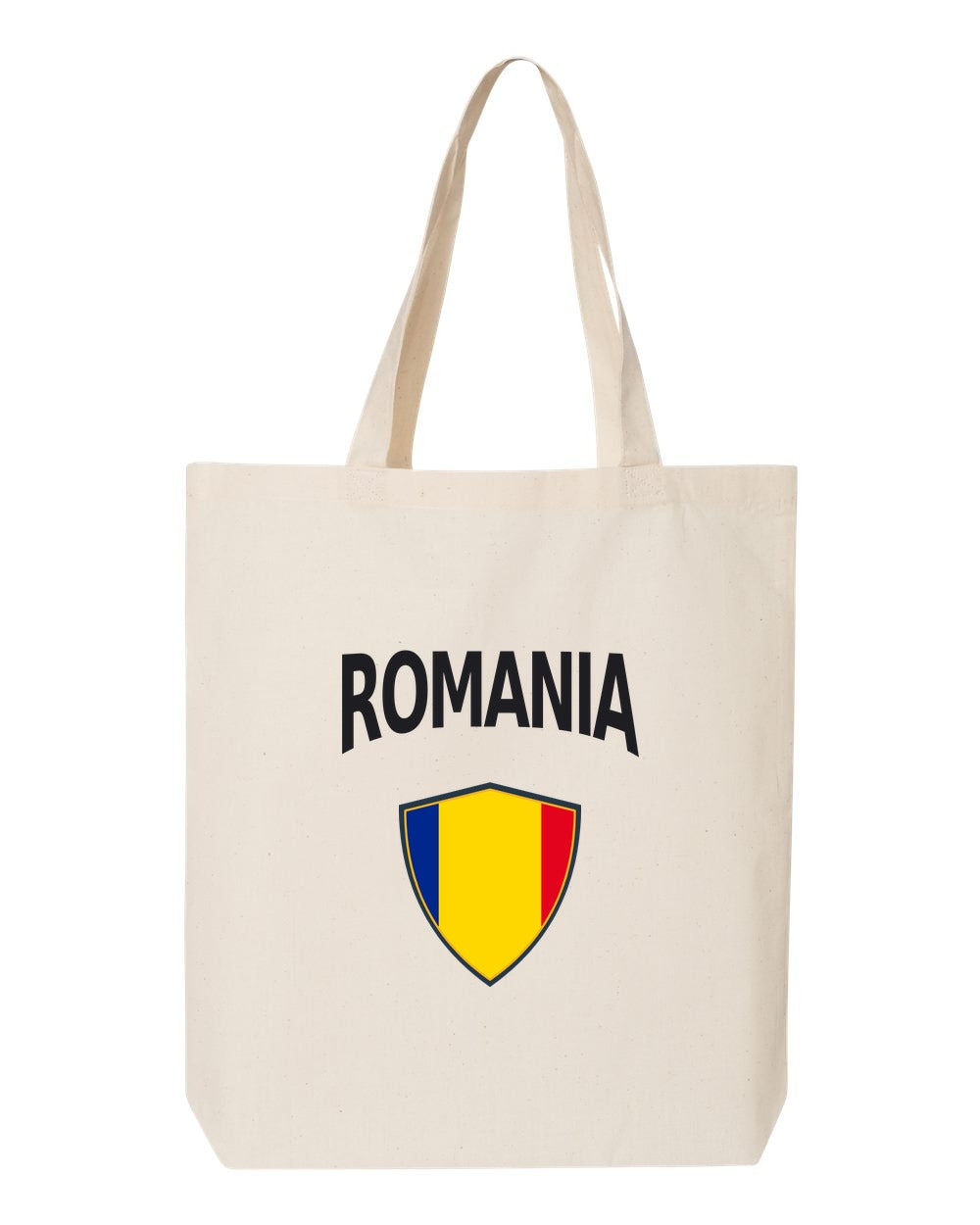Romania Soccer Tote Bag — Arched National Crest | NYC Factory