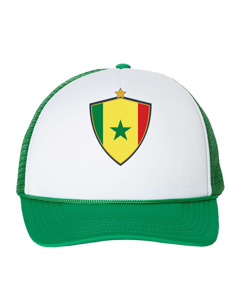 White / Kelly Green