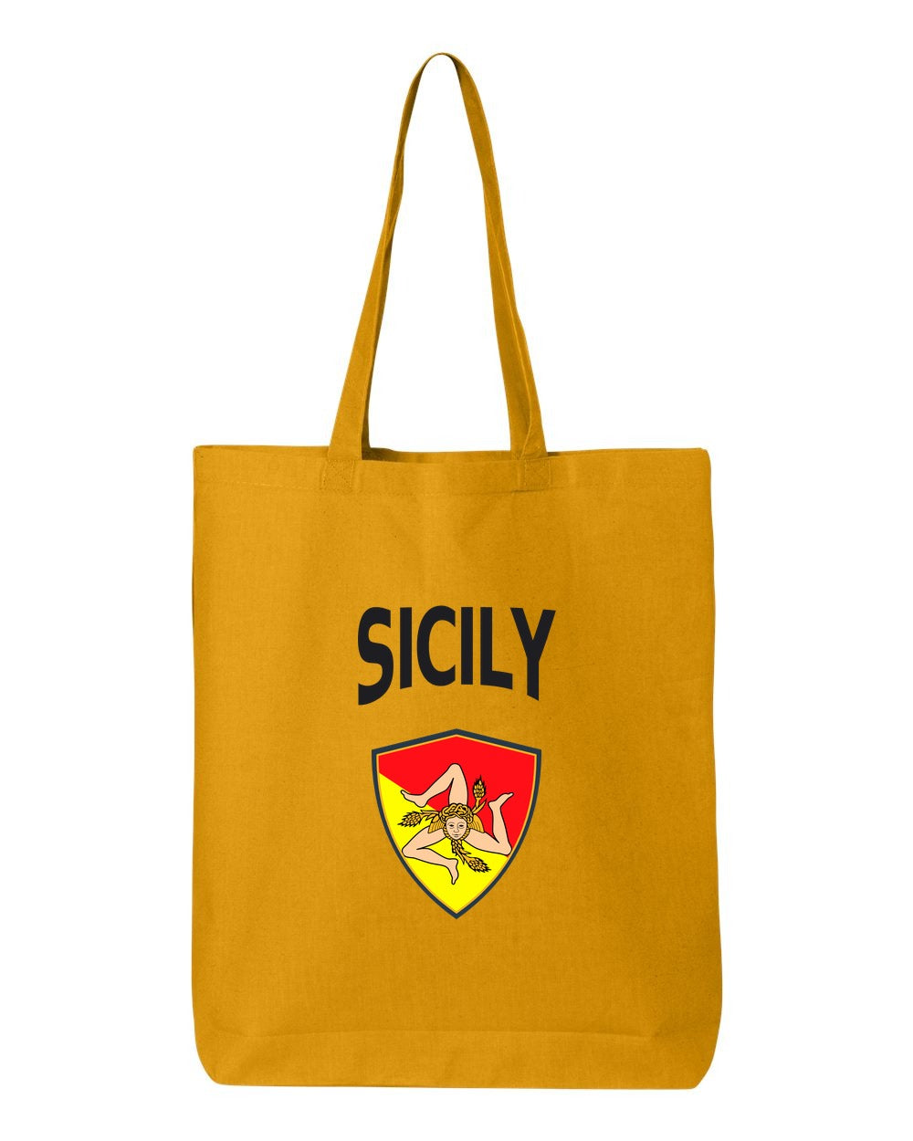 Sicily Soccer Tote Bag — Arched National Crest | NYC Factory
