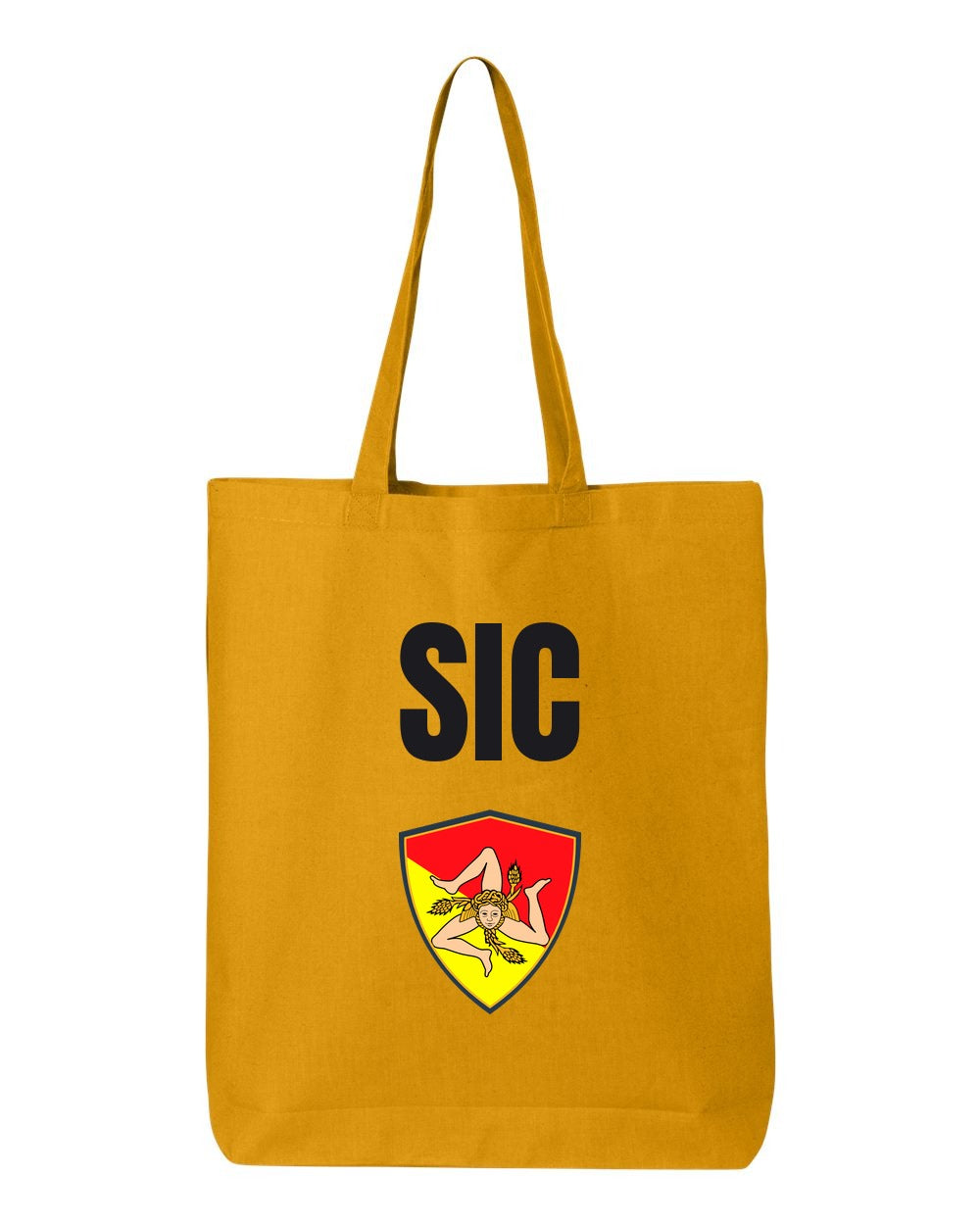 Sicily Soccer Tote Bag — National Crest Badge | NYC Factory
