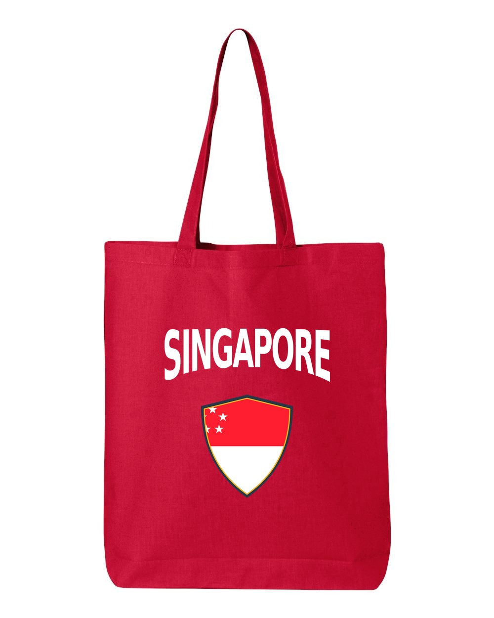 Singapore Soccer Tote Bag — Arched National Crest | NYC Factory