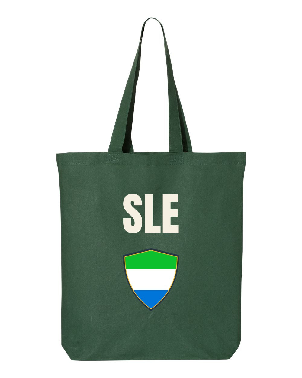 Sierra Leone Soccer Tote Bag — National Crest Badge | NYC Factory
