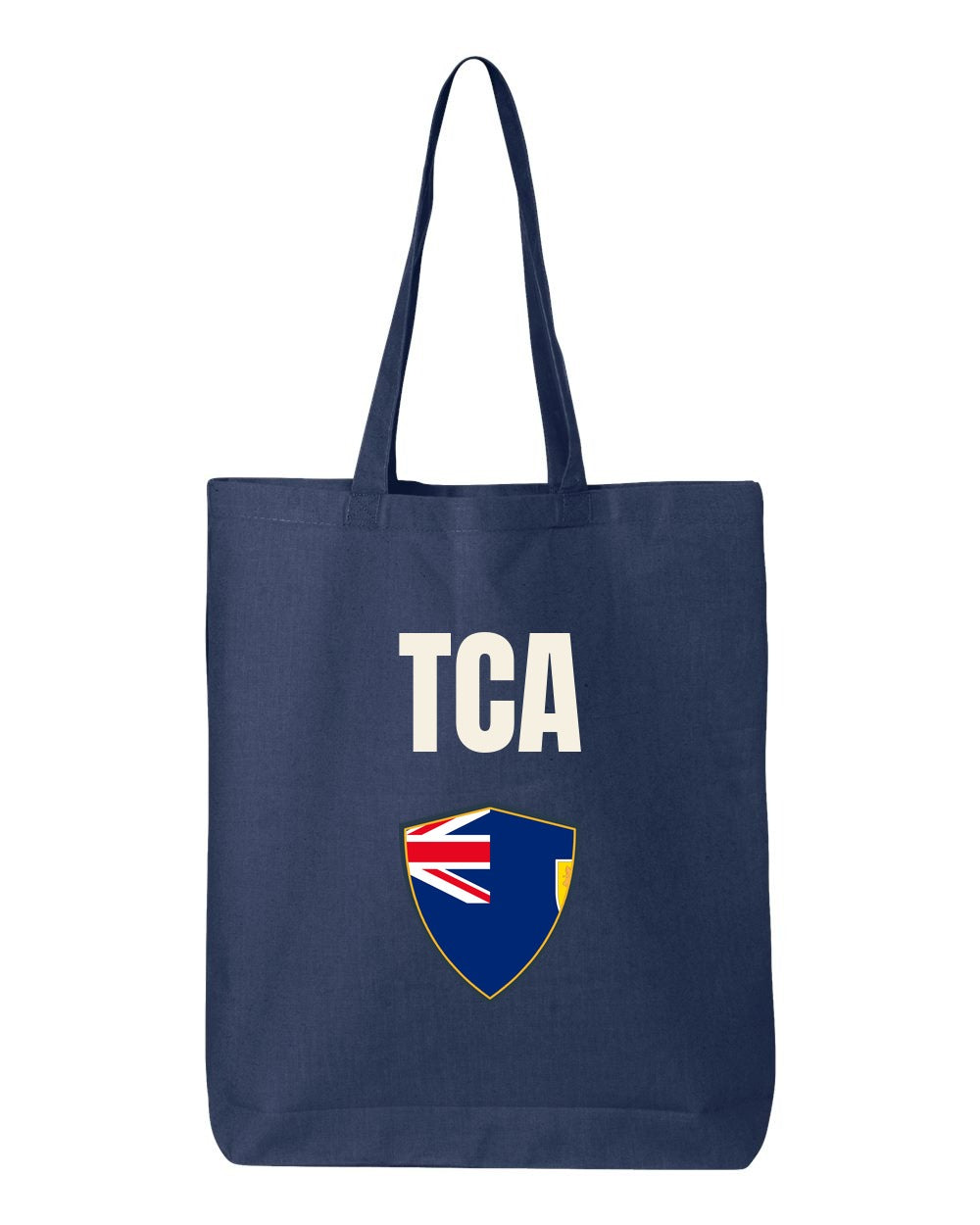 Turks And Caicos Soccer Tote Bag — National Crest Badge | NYC Factory