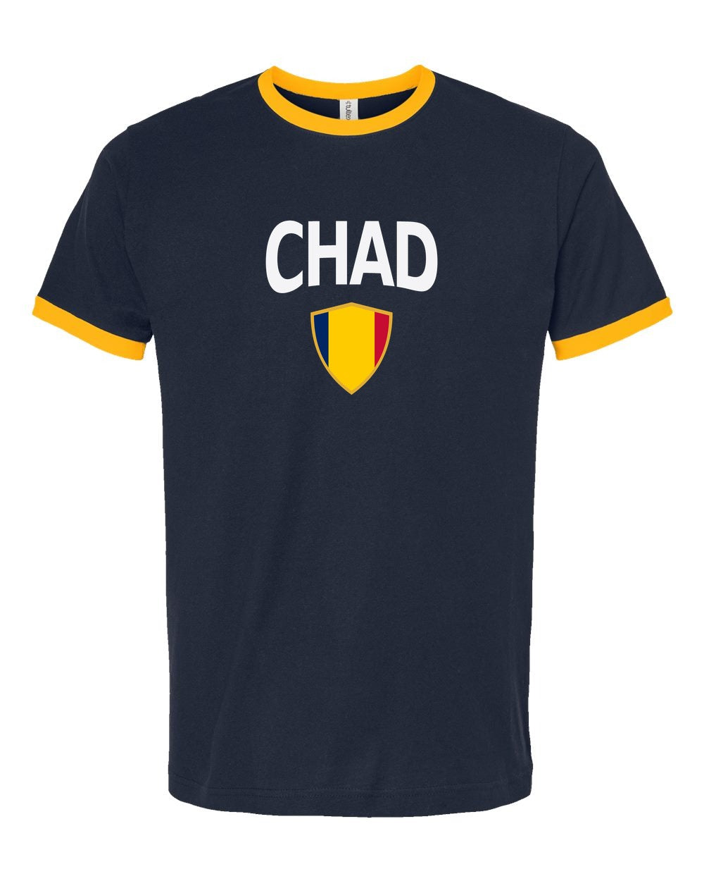 Chad Arched Crest Soccer Ringer Tee — NYC Factory
