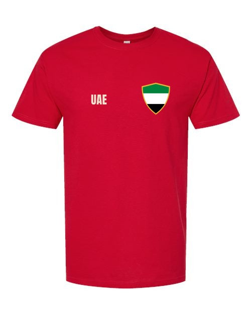 United Arab Emirates Soccer Tee — Retro National Crest | NYC Factory