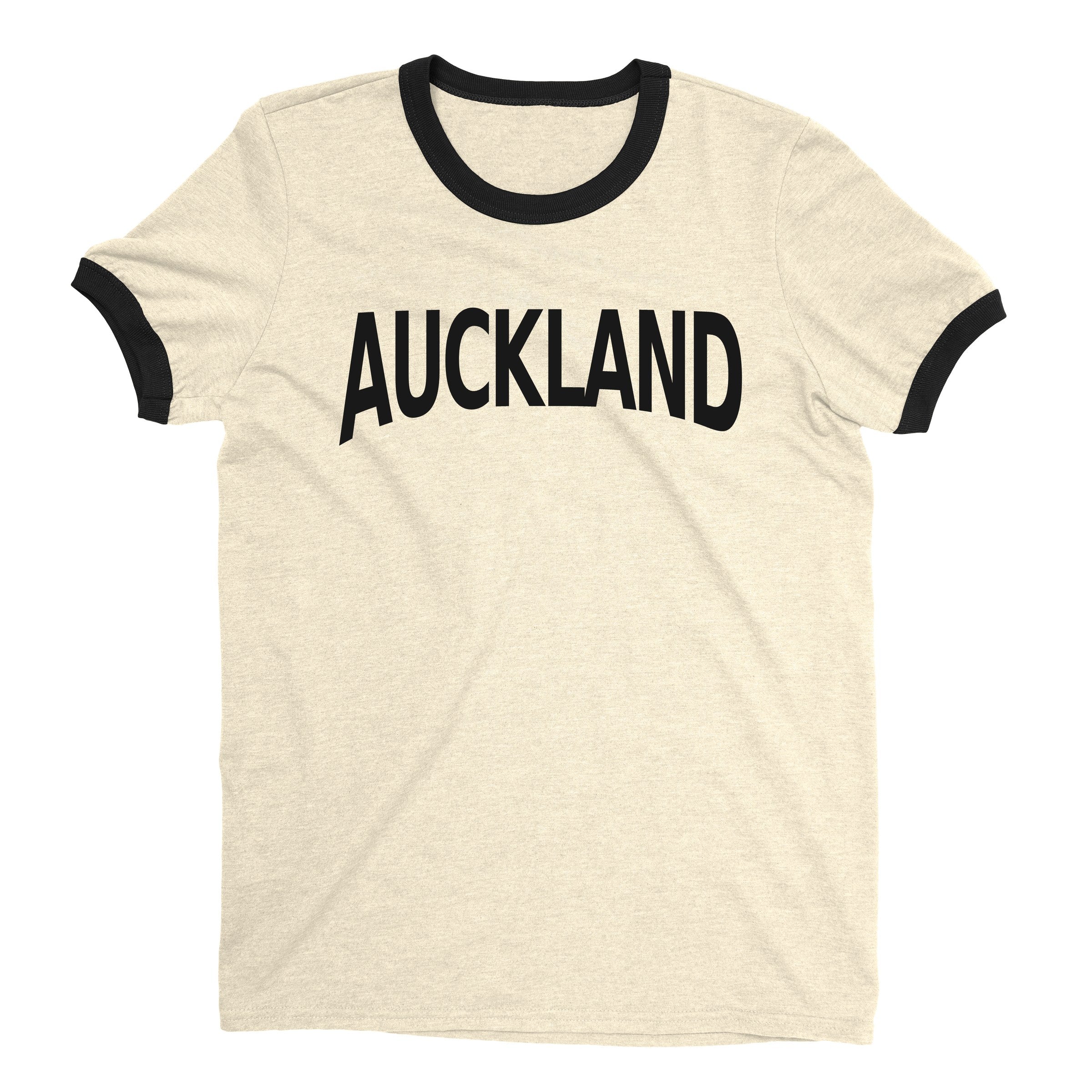 Auckland Ringer Tee — Natural