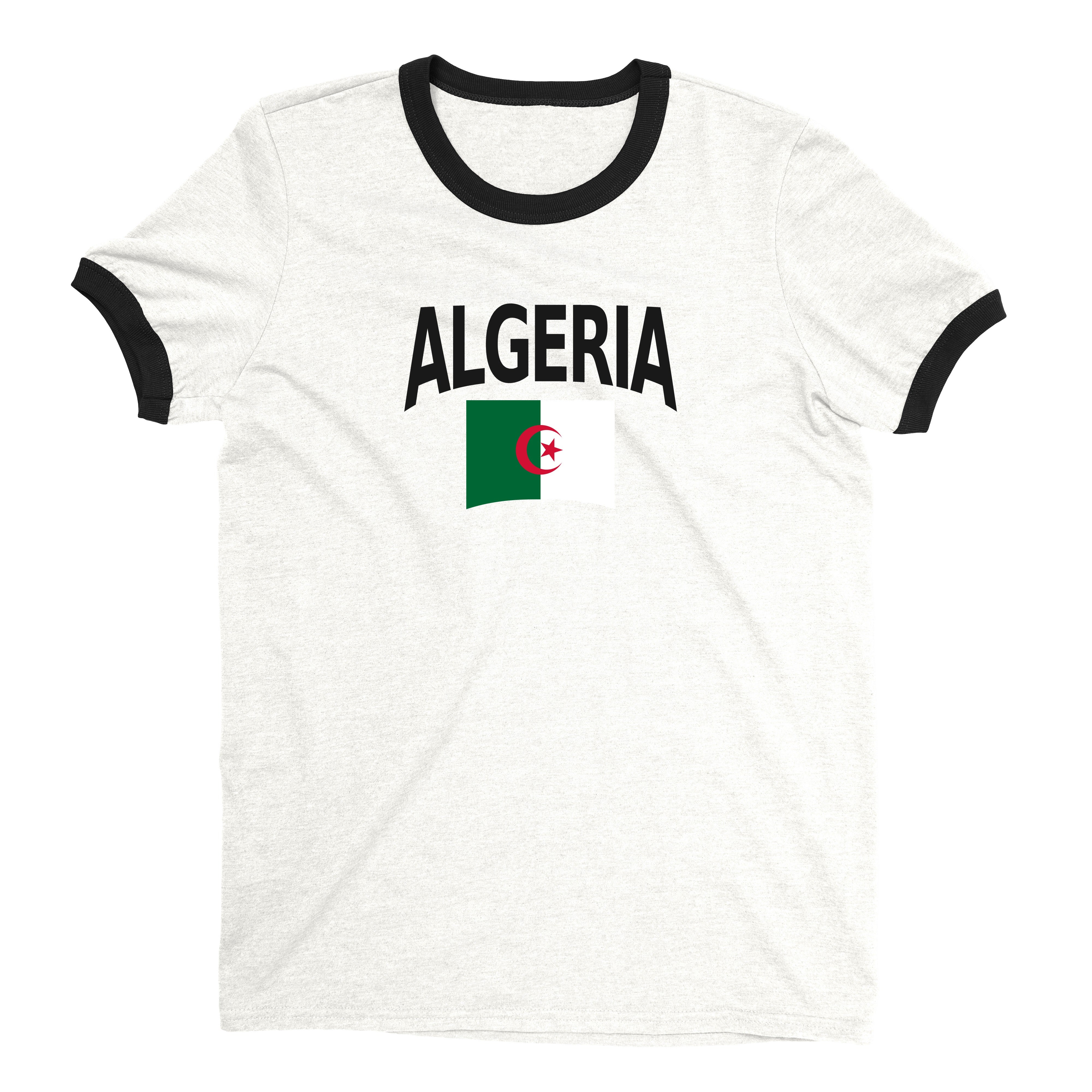 Algeria World Cup Ringer Tee Unisex T-Shirt -- NYC Factory