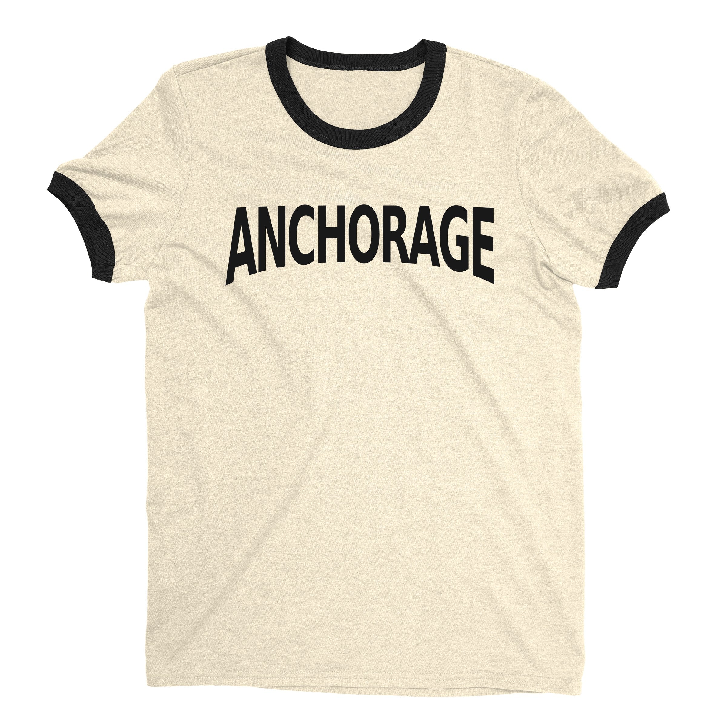 Anchorage Ringer Tee — Natural