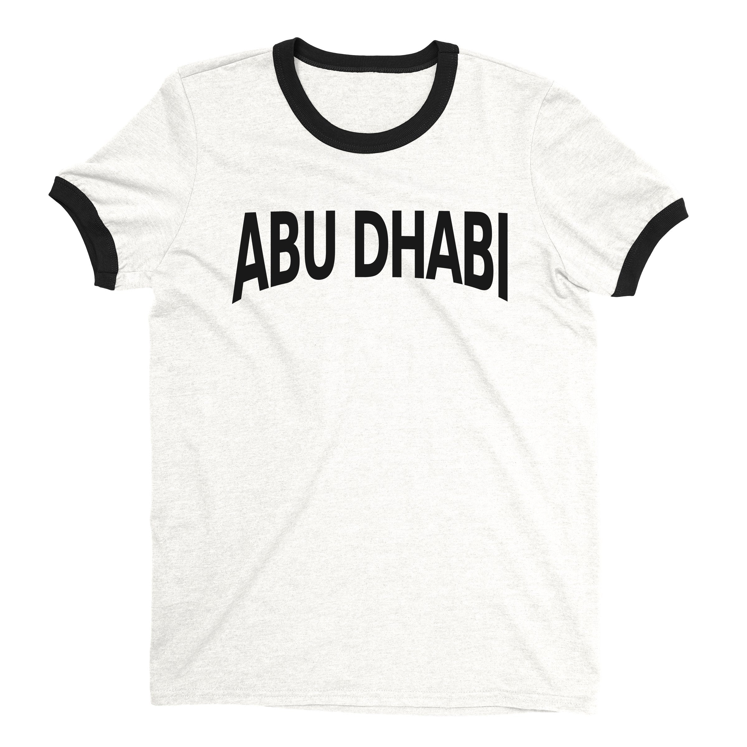 Abu Dhabi Ringer Tee — White