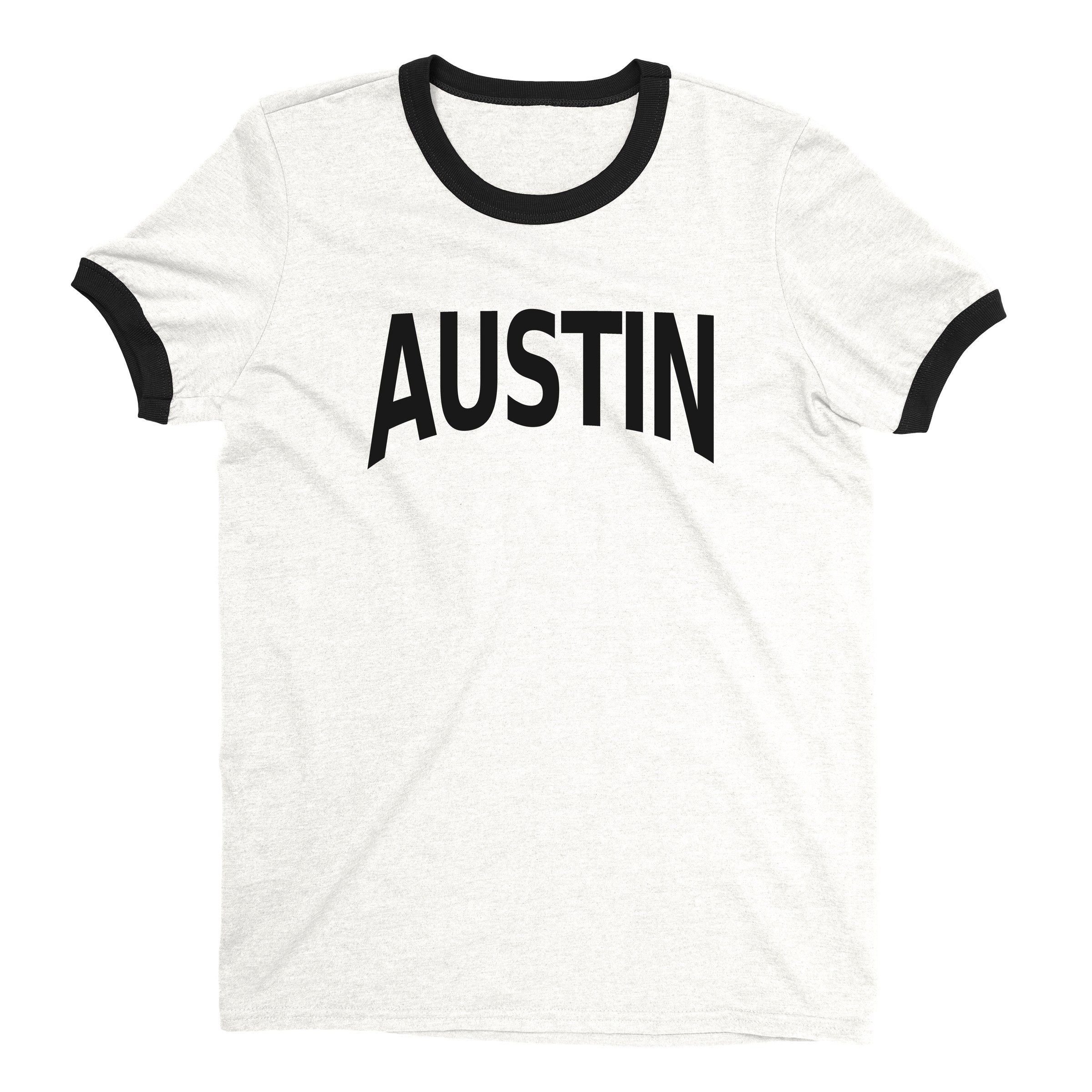 Austin Ringer Tee — White
