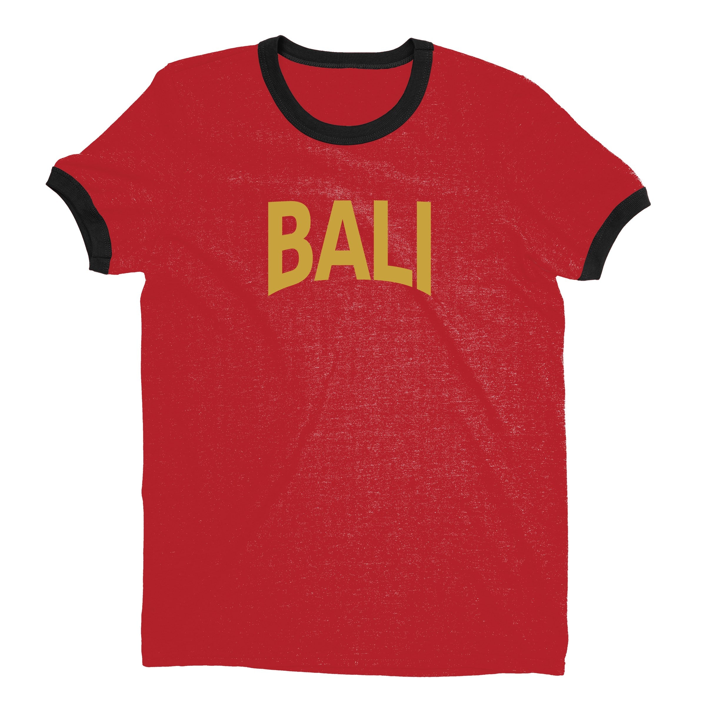 Bali Ringer Tee — Red