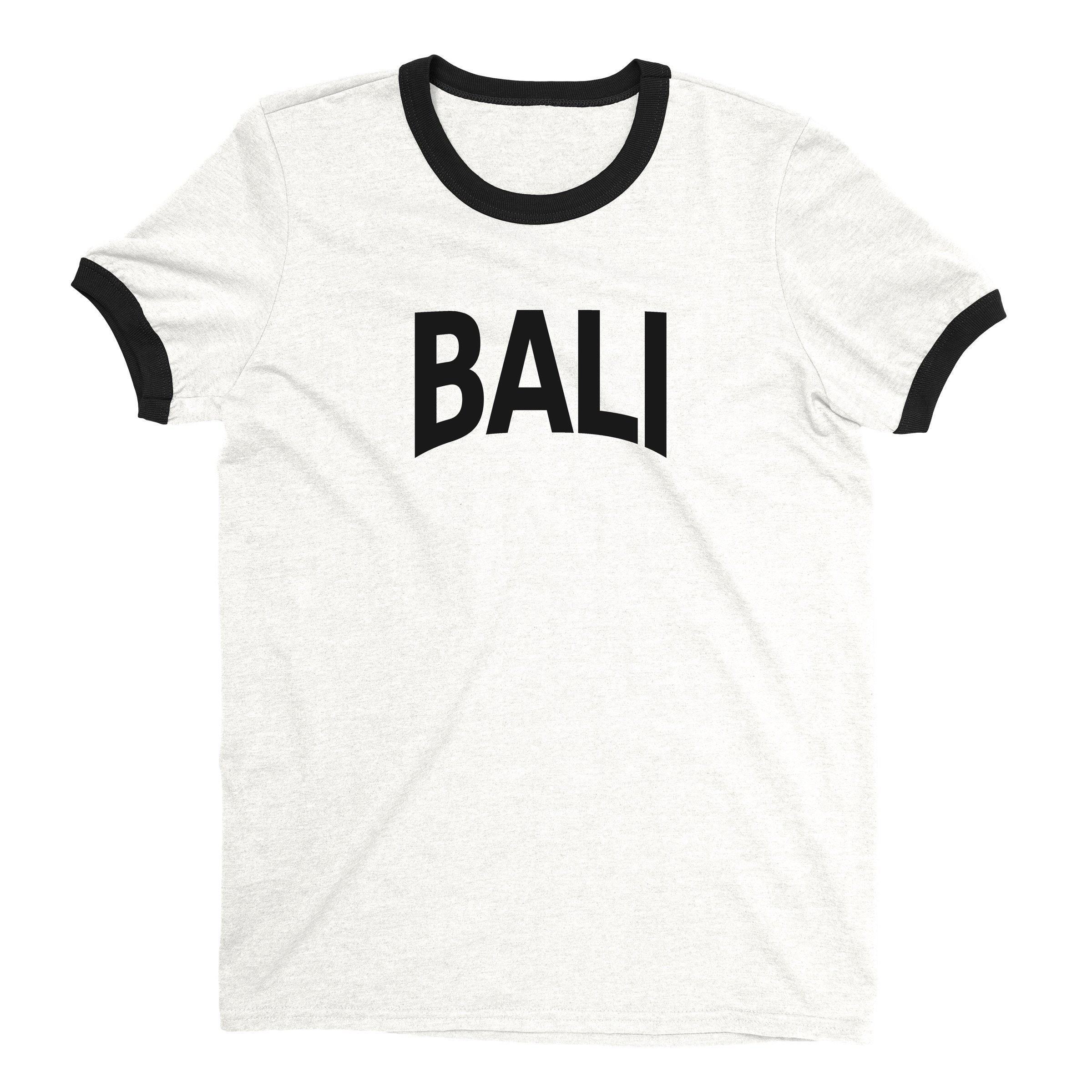 Bali Ringer Tee — White