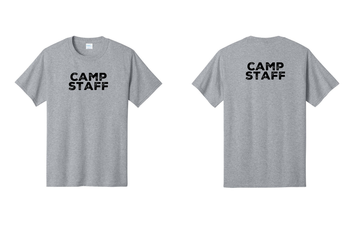 NYC Factory Camp Staff T-Shirt - Front + Back - Athletic Heather