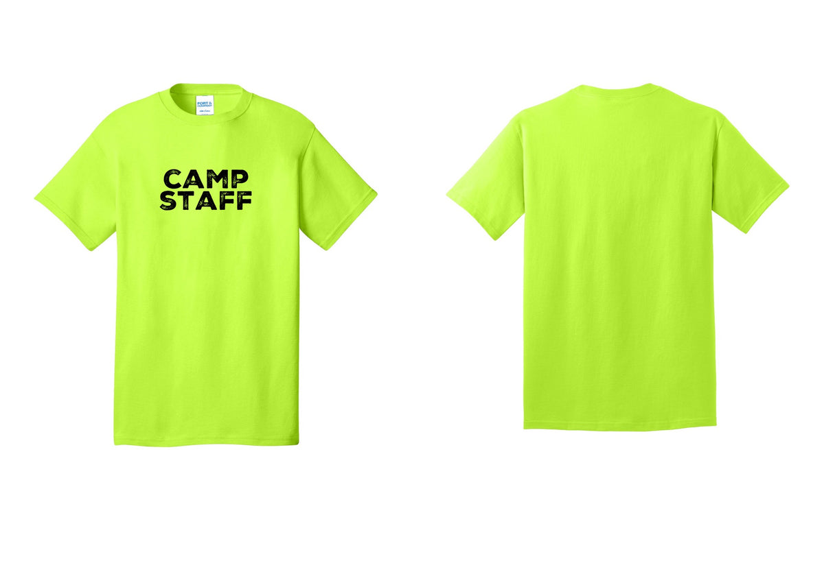 NYC Factory Camp Staff T-Shirt - Front Only - Safety Green