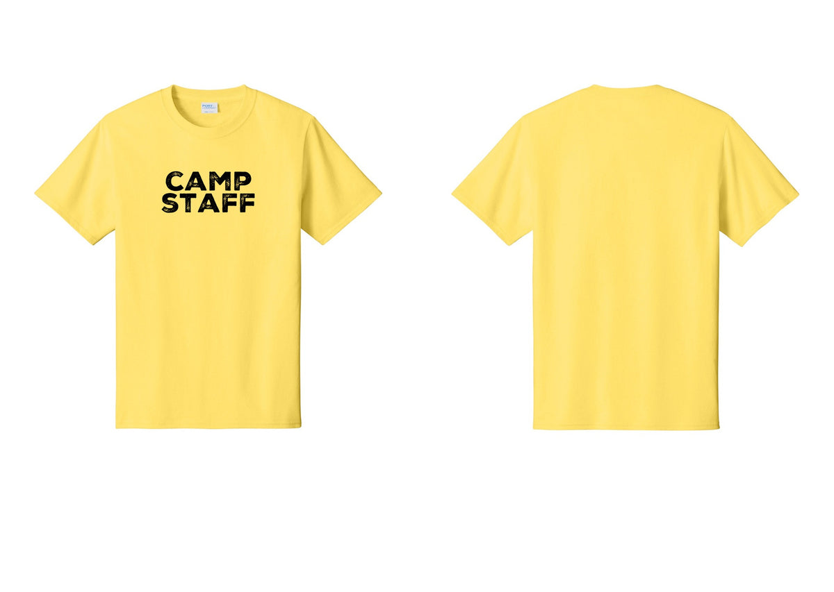 NYC Factory Camp Staff T-Shirt - Front Only - Yellow