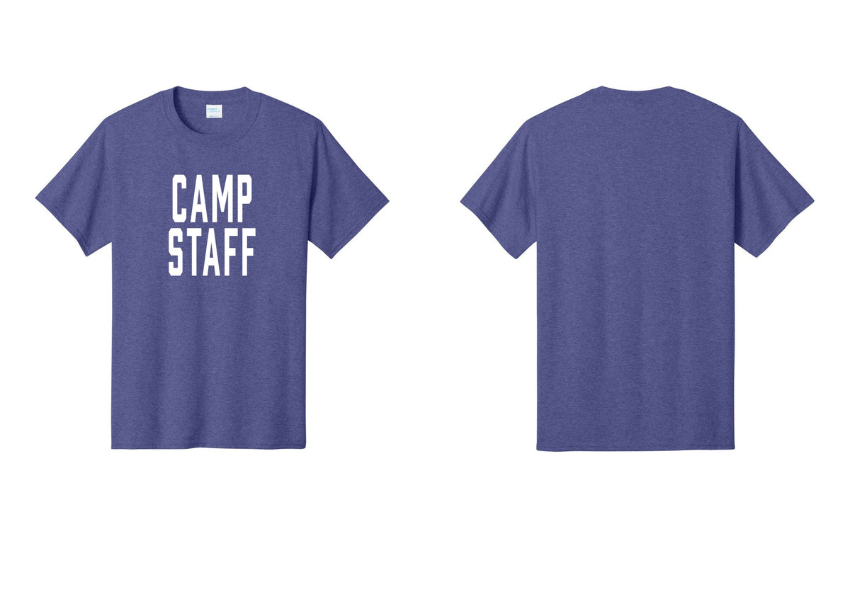 NYC Factory Unisex Camp Staff Classic T-Shirt - Front Only - Heather Purple